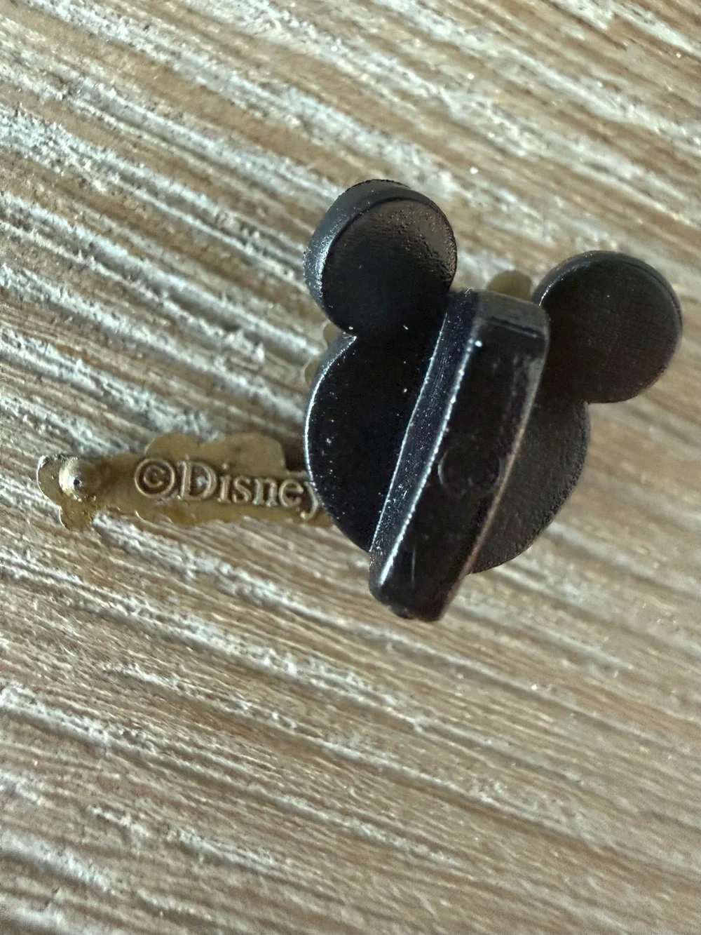 Vintage Euro Disney Cast Metal 3D Mickey Mouse Pin Official at Disneyland Paris